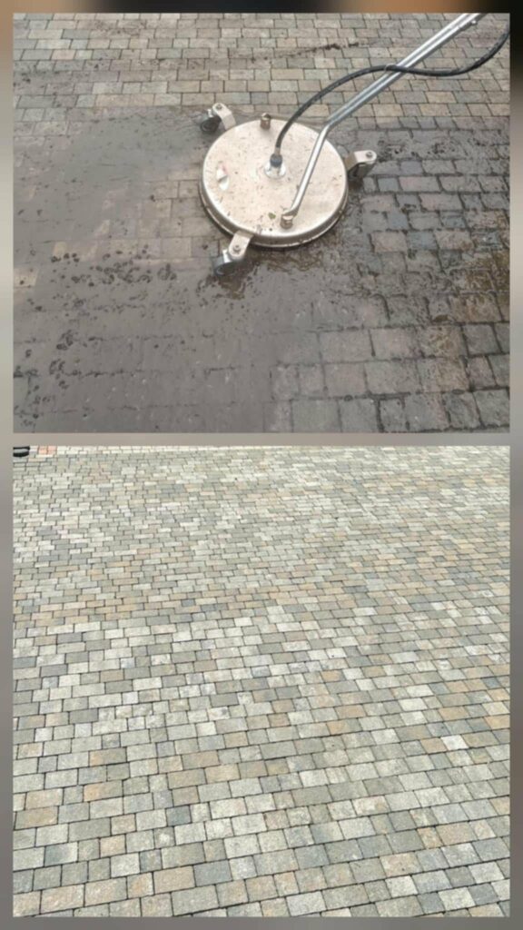 Czyszczenie kostki brukowej 3