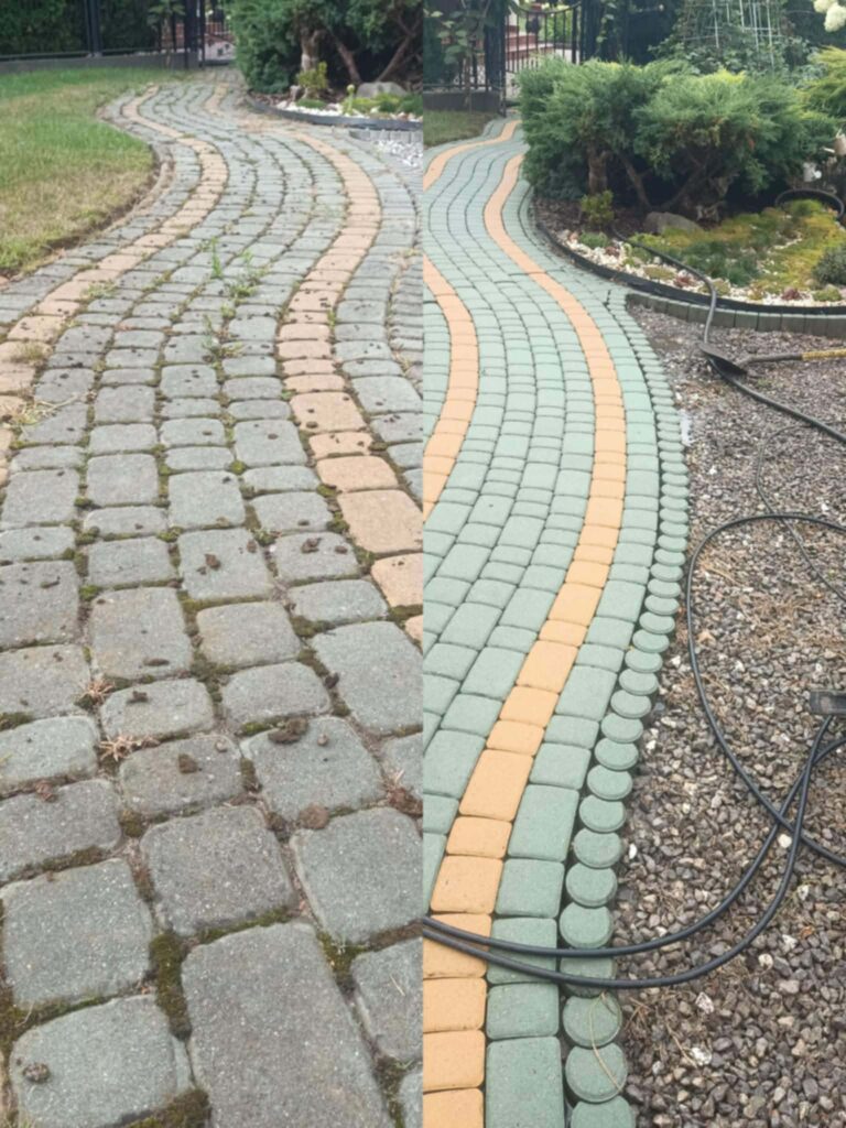 Czyszczenie kostki brukowej 2