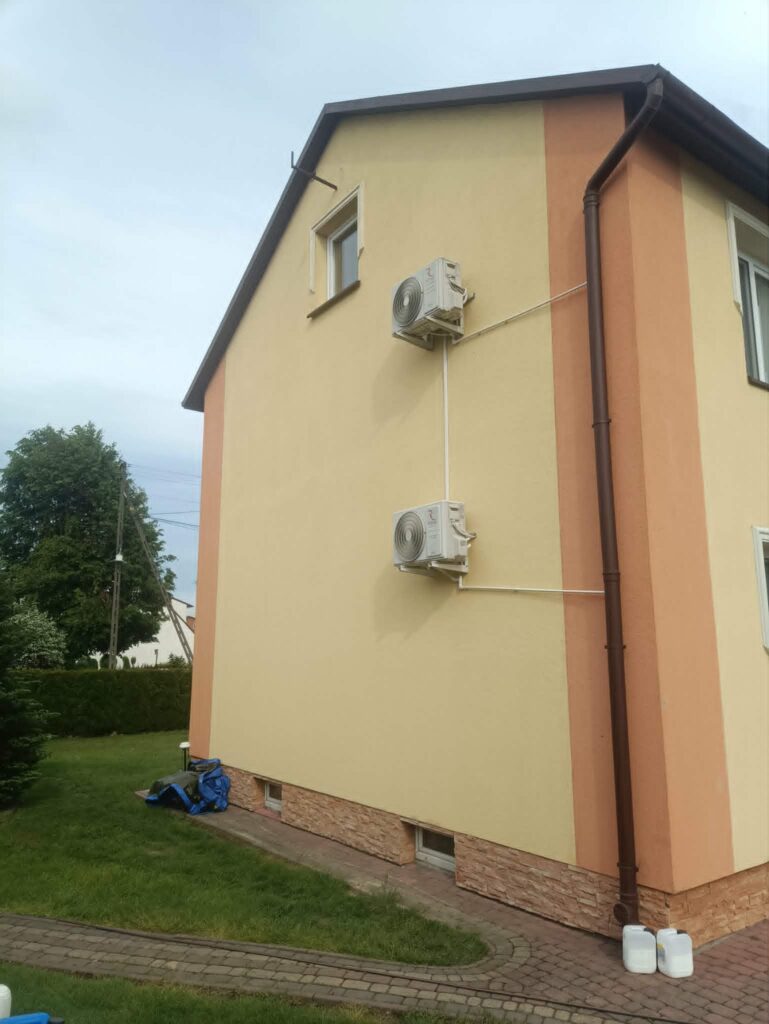 Po: Elewacja przed i po